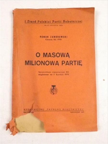 O masową milionową partię, 1945 r.