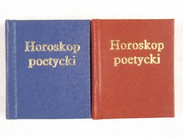 Horoskop poetycki, tomy I-II, miniatura