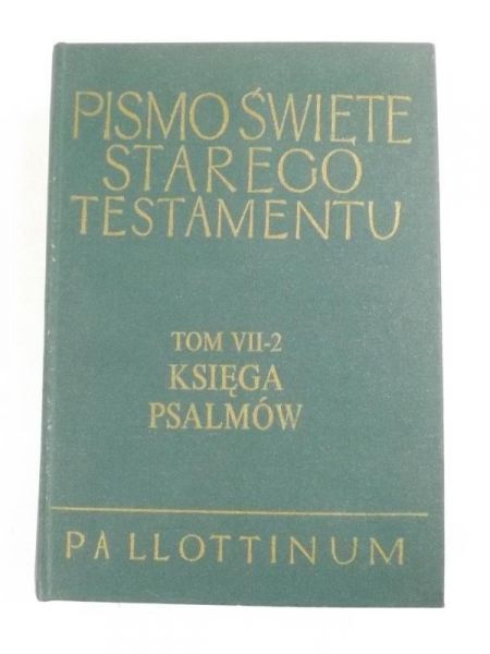 Pismo Święte Starego Testamentu, tom VII, cz. 2