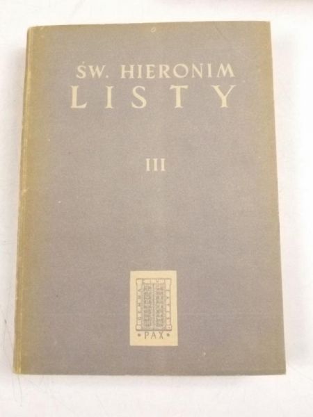 Listy, Tom III