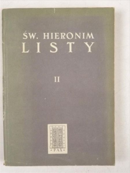 Św. Hieronim - Listy, Tom II
