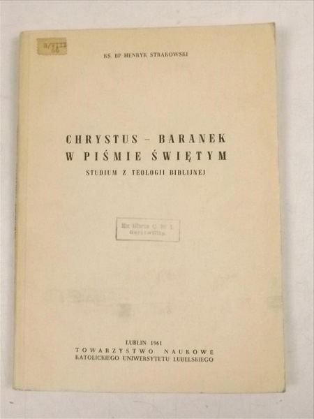 Chrystus- Baranek w Piśmie Świętym