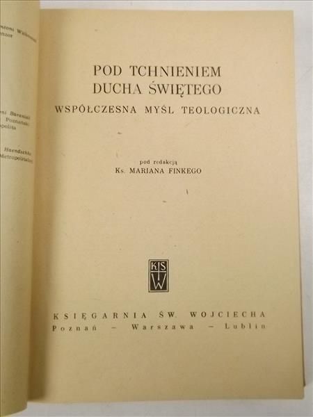 Finke Marian - Pod tchnieniem Ducha Świętego