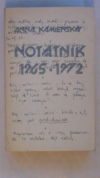 Notatnik 1965 - 1972