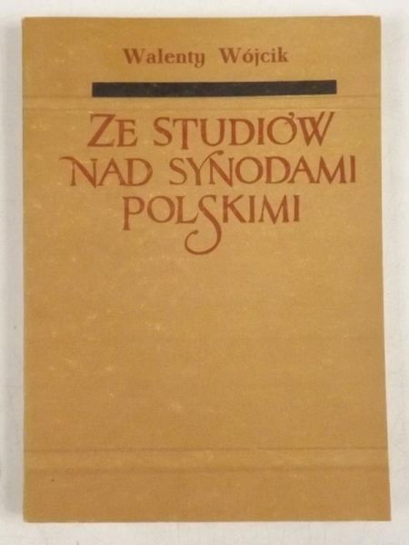 Ze studiów nad synodami polskimi