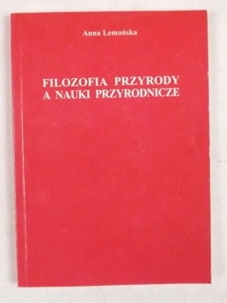 Filozofia przyrody a nauki przyrodnicze
