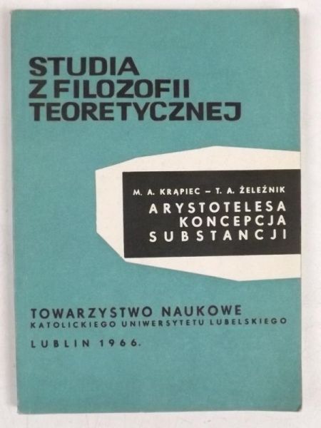 Krąpiec Mieczysław,   - Studia z filozofii teoretycznej