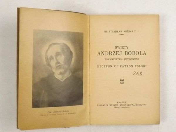Święty Andrzej Bobola, 1937 r.