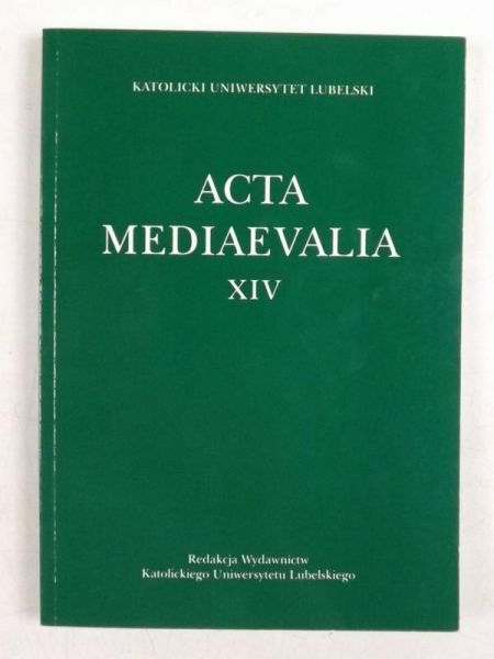 Acta Mediaevalia XIV