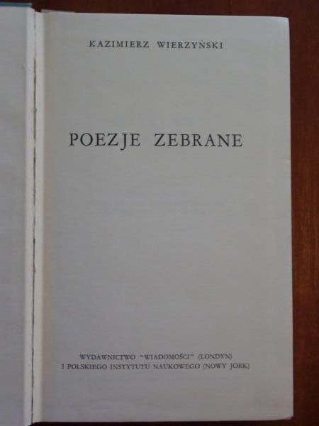 Poezje zebrane