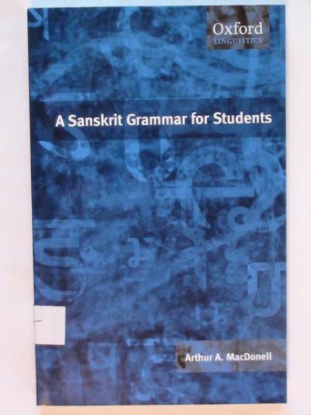 A Sanskrit Grammar for Students