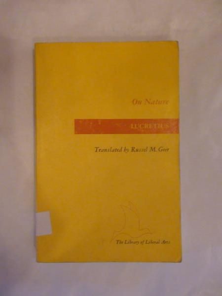 Lucretius - On nature