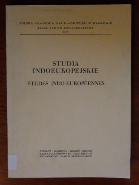 Studia Indoeuropejskie