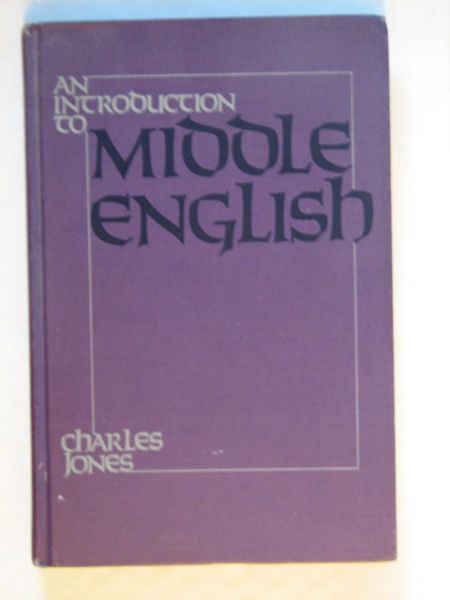 Jones Charles - An Introduction to Middle English