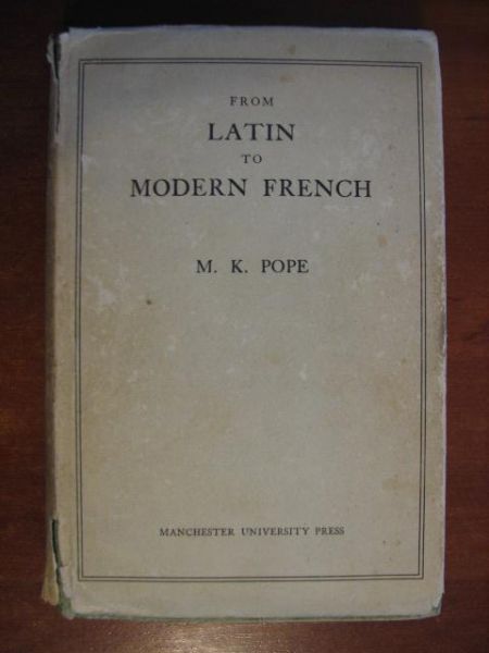 From Latin to modern french