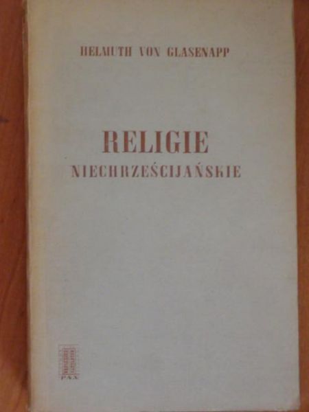 Glasenapp Helmuth von - Religie niechrześcijańskie