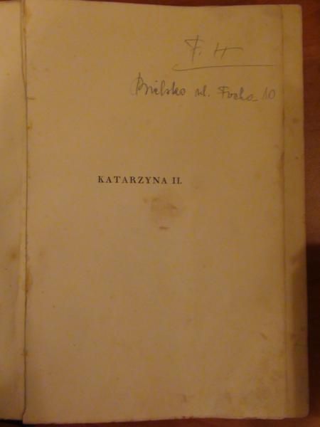 Katarzyna II wyd. 1929