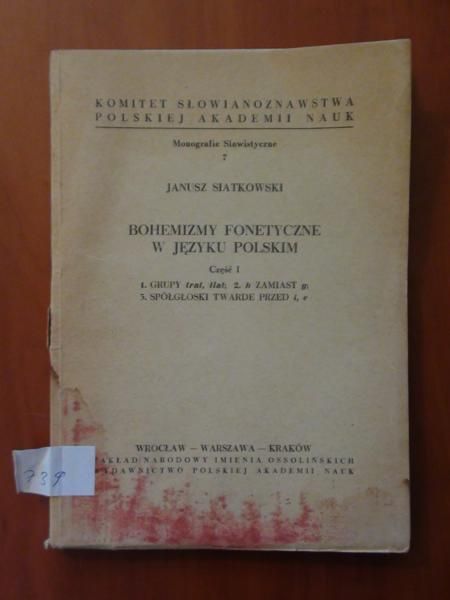 Bohemizmy fonetyczne w języku polskim
