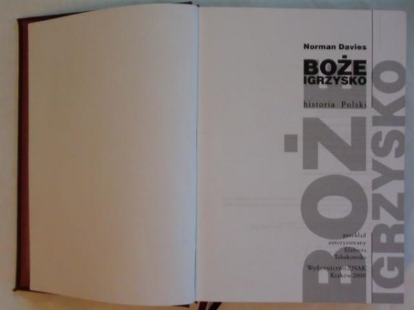 Davies Norman - Boże Igrzysko Tom I-II