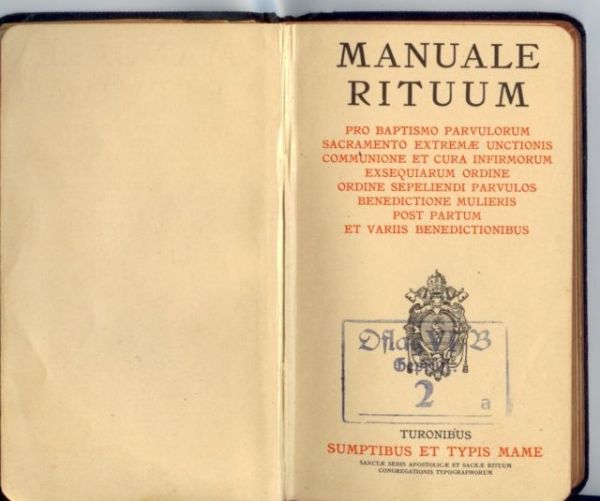 Manuale Rituum 1944 r.