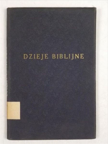 Dzieje biblijne, 1936 r.