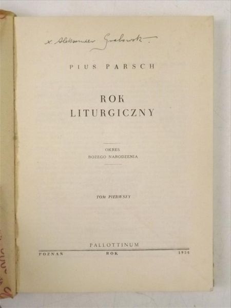 Rok liturgiczny, T. I