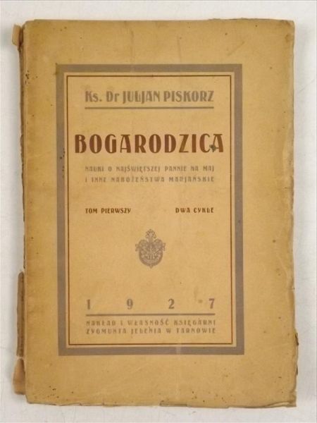 Bogarodzica Tom I,  1927 r.