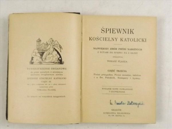 Śpiewnik Kościelny Katolicki, część 3, 1930  r.