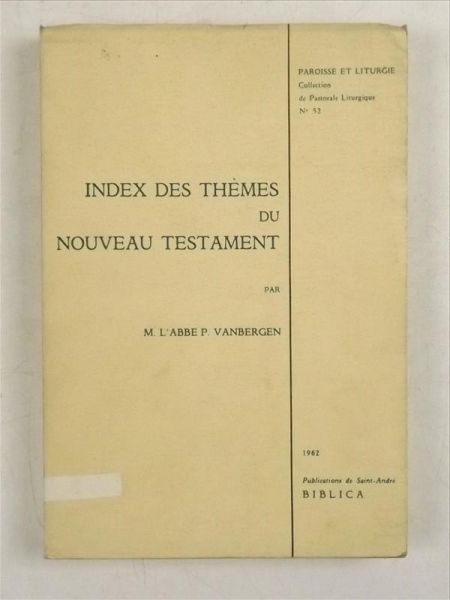 Index Des Themes Du Nouveau Testament