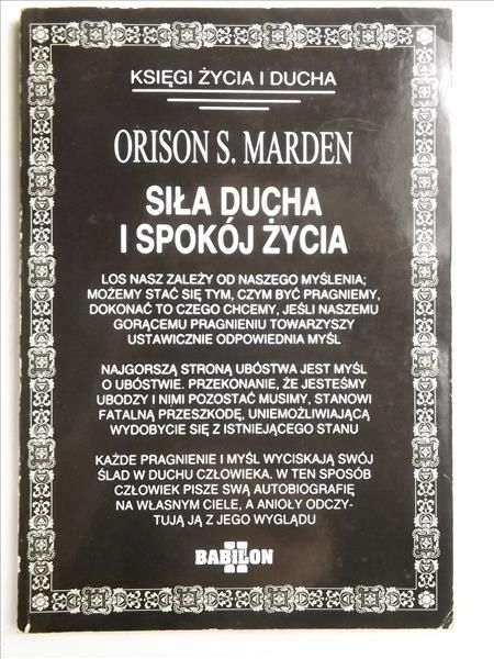 Marden Orison - Siła ducha i spokój życia