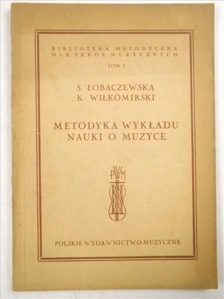 Metodyka wykładu nauki o muzyce, 1946 r.
