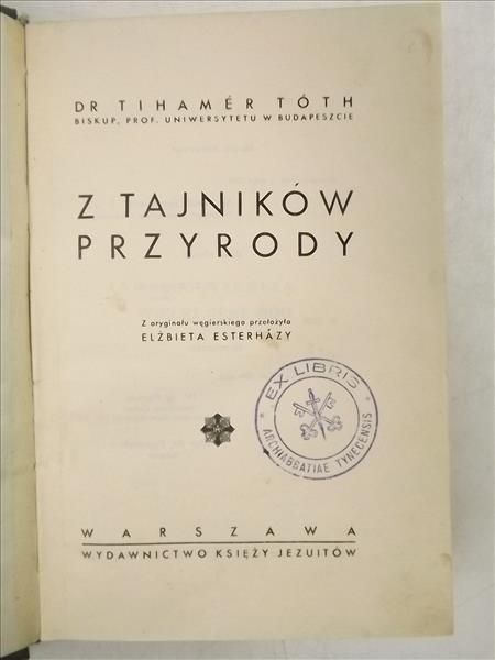 Z tajników przyrody, 1939 r.