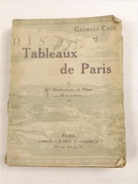 Cain Georges - Tableaux de Paris, około 1920 r.