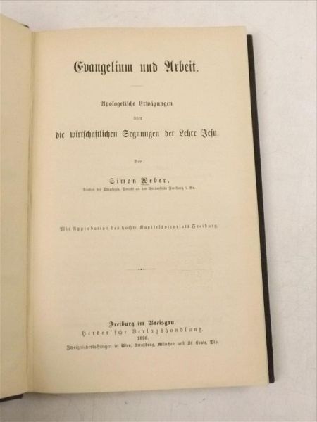 Evangelium und Arbeit. 1898 r.