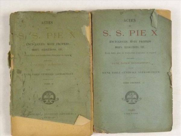 Acters de S. S. Pie X, Tom I - II, ok. 1917 r.