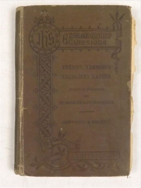 Cours de Thèmes, de Versions et D'exercices Latins, około 1925 r.