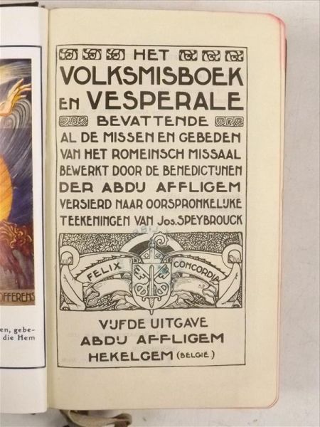 Het Volksmisboek en Vesperale, 1933 r.