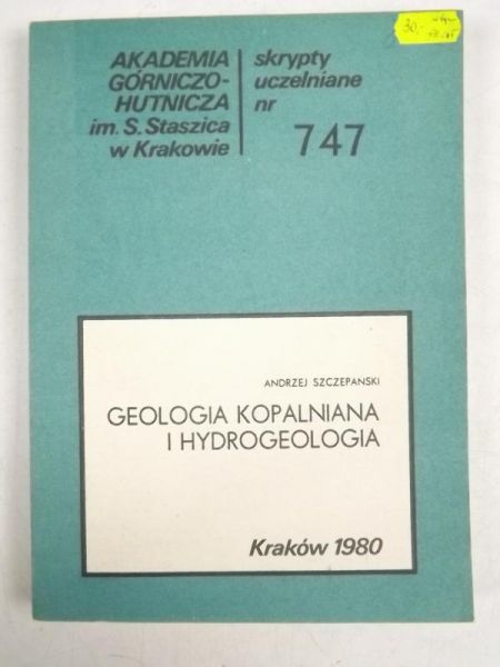 Geologia kopalniana i hydrogeologia