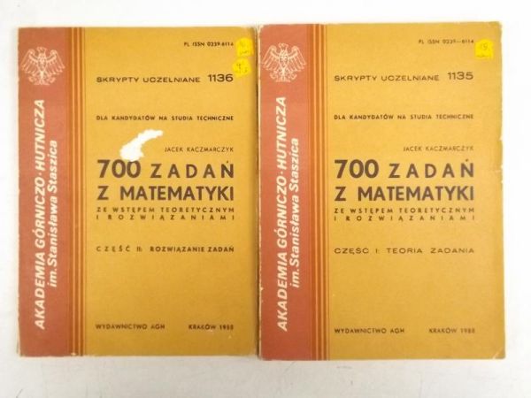 700 zadań z matematyki ze wstępem teoretycznym i i rozwiązaniami. Część I-II