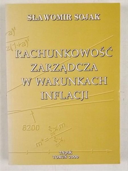 Rachunkowość zarządcza w warunkach inflacji
