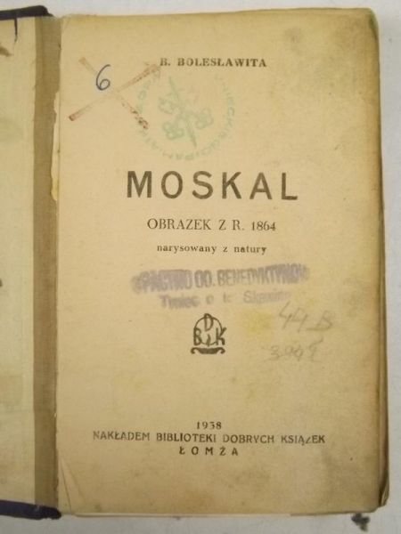 Bolesławita B. - Moskal, 1938 r.