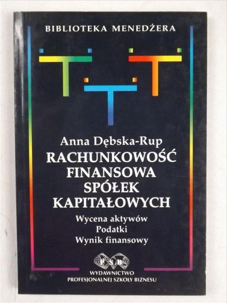 Rachunkowość finansowa spółek kapitałowych