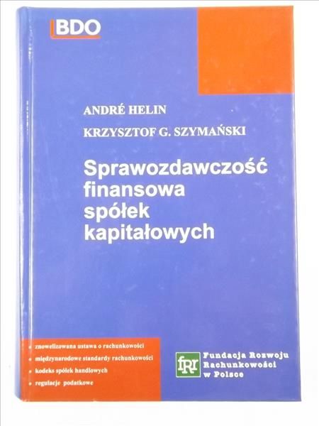 Sprawozdawczość finansowa spółek kapitałowych