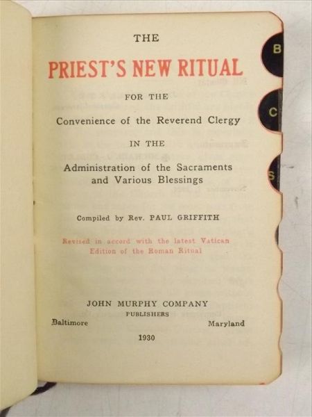 Griffith Paul - The Priest' s New Ritual, 1930 r.