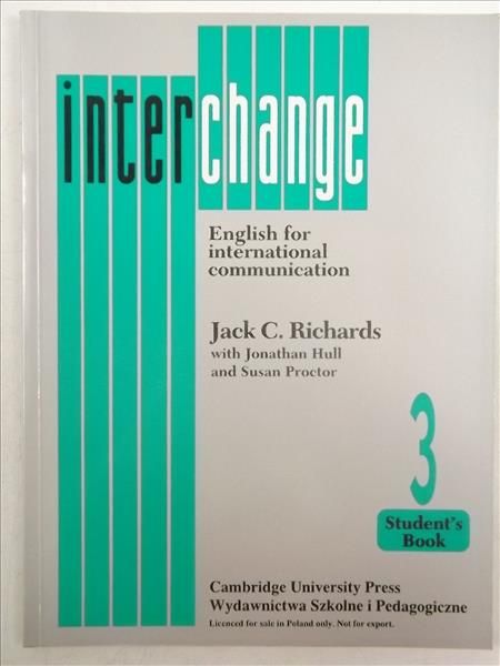 Inter Change, Vol. 3, Student' s Book