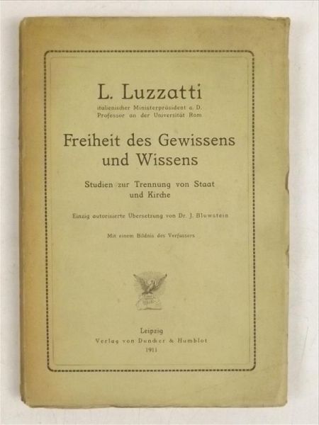 Freiheit des Gewissens und Wissens, 1911 r.