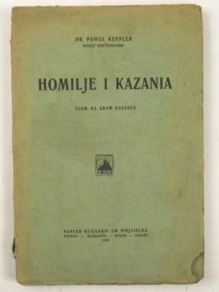 Homilje i kazania, 1924 r