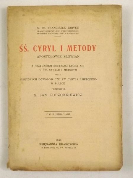Grivec Franciszek - ŚŚ Cyryl i Metody, 1930 r.