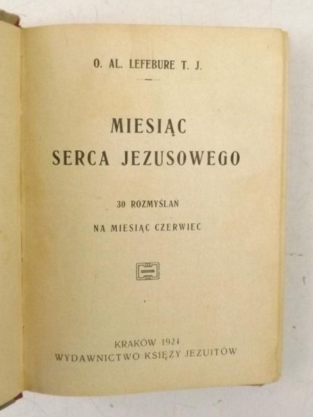 Miesiąc Serca Jezusowego, 1924 r.