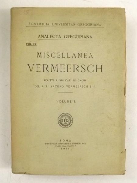Miscellanea , Volume I., 1935 r.
